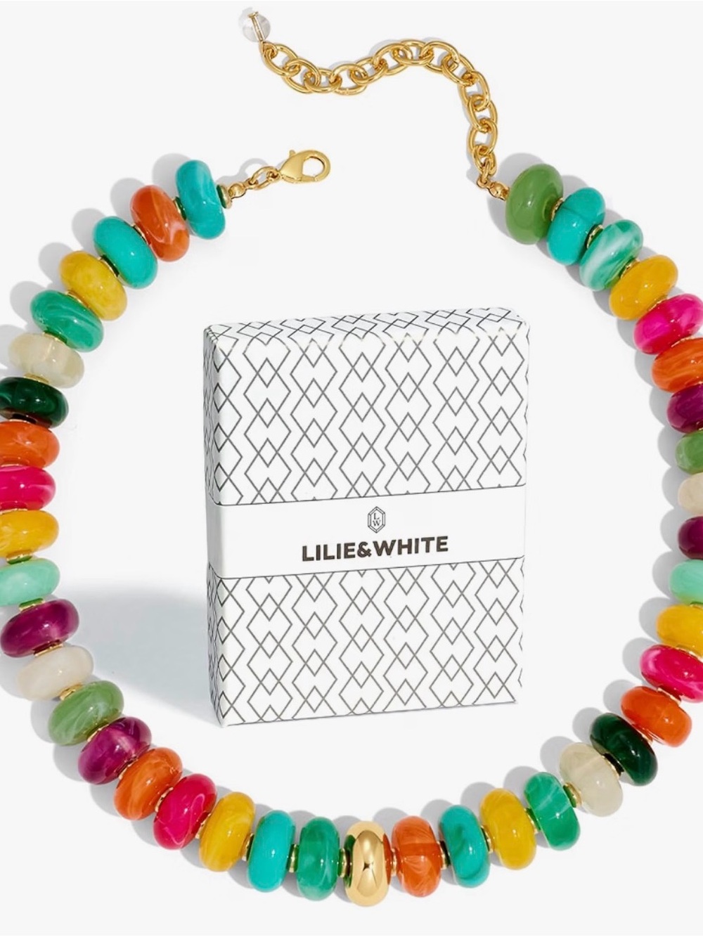 Multicolor Beaded Statement Necklace